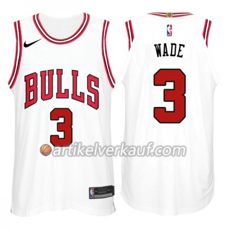 NBA Chicago Bulls Trikot Dwyane Wade 3 Nike Weiß Swingman - Herren